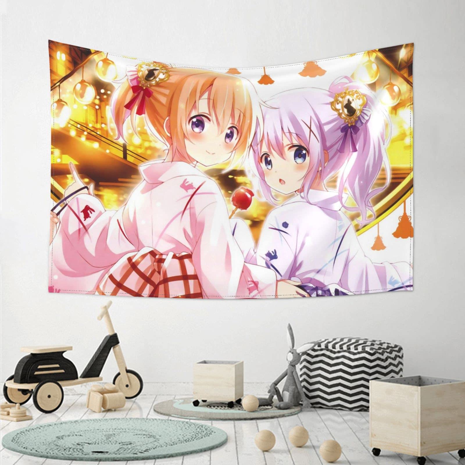 ごちうさ　タペストリー　キャンペーン用 Amazon.co.jp: ごちうさ タペストリー Is the order a rabbit