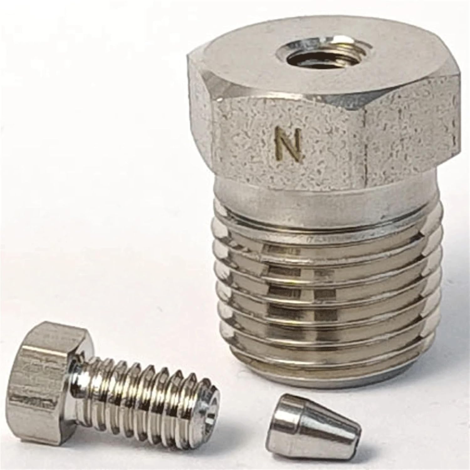 1/16" 1/8" 1/4" NPT Male to 1/16" Compression Union SUS316L Stainless Steel Pipe Fitting Connector Adatper Chromatographic Screw(1l4 NPTM to 1l16 Inc)
