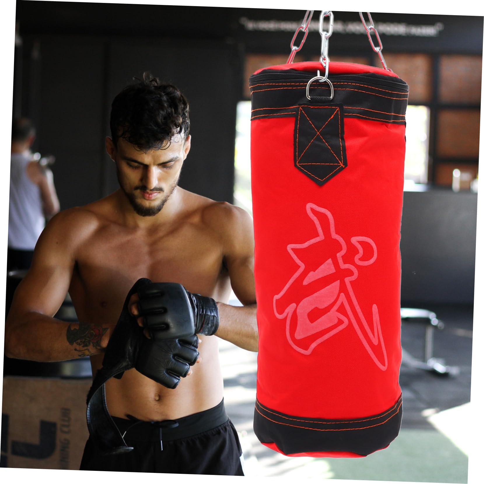 GALPADA Hanging Boxing Bag Hanger Sandbag for Full Body Workout Material