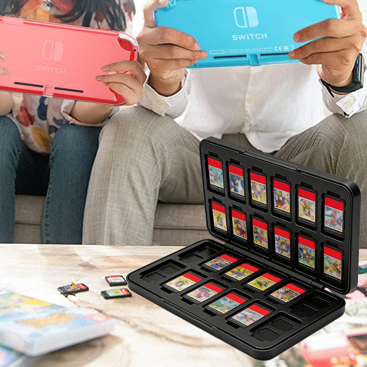 Amazon.com: Sunmike Switch Game Case for Nintendo Switch 1/Switch2