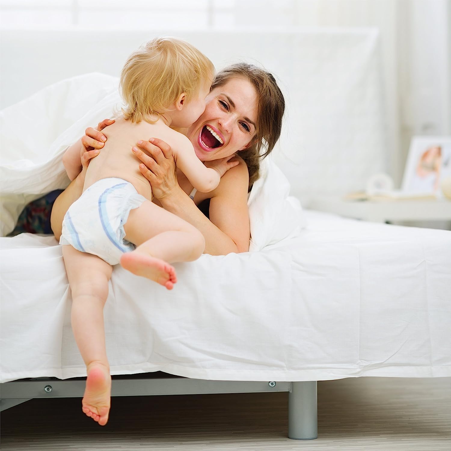 800 Thread Count 100% Egyptian Cotton Hotel Quality Luxurious Box Pleated Bed Skirt Easy Fit with 12 Inch Drop Length (Ivory, King)