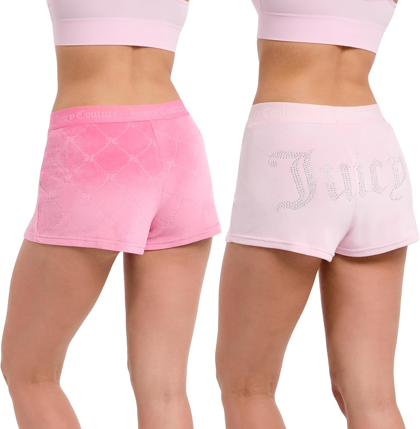 Juicy Couture Sサイズ ショートパンツセット Juicy Couture Velvet Fleece Shorts 2 Piece Designer Pajama Set for