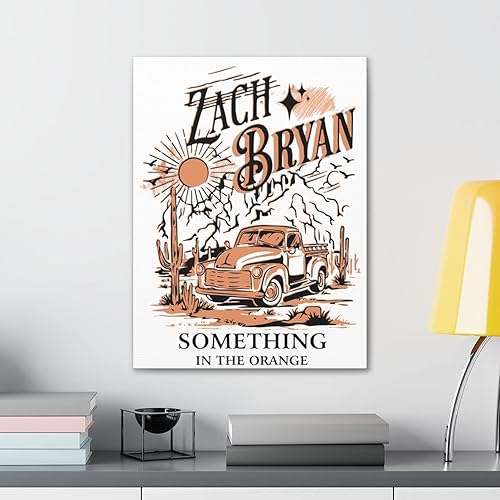 Miniatura 1 de Za%ch Bry%an Something In The Orang%e Poster, American Heartb%reak Tour 2022 Poster, Za%ch Bry%an Canvas, Za%ch Bry%an, Music Tour Poster