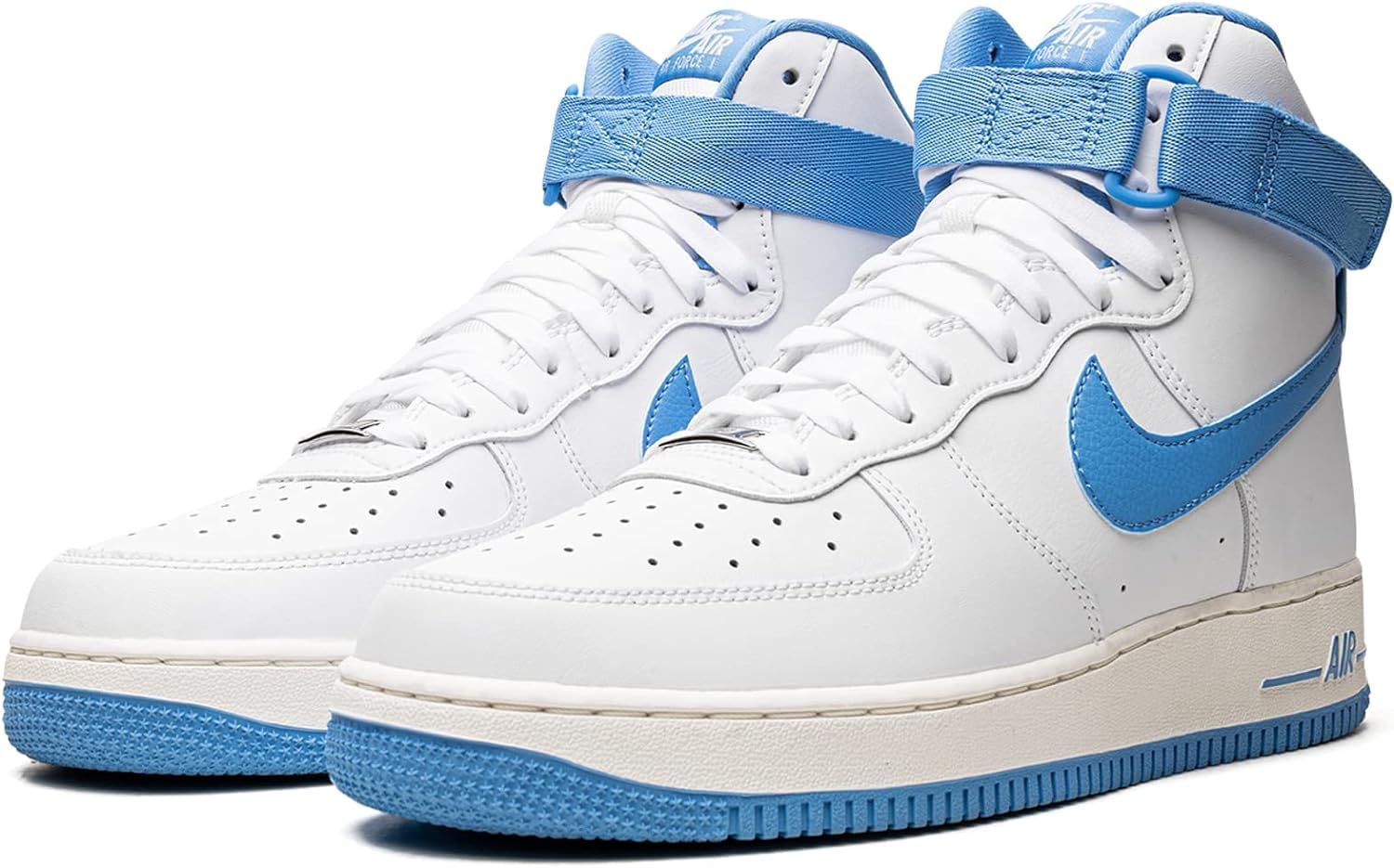 Nike Tenis para mujer, White University Blue Sail, 38 EU