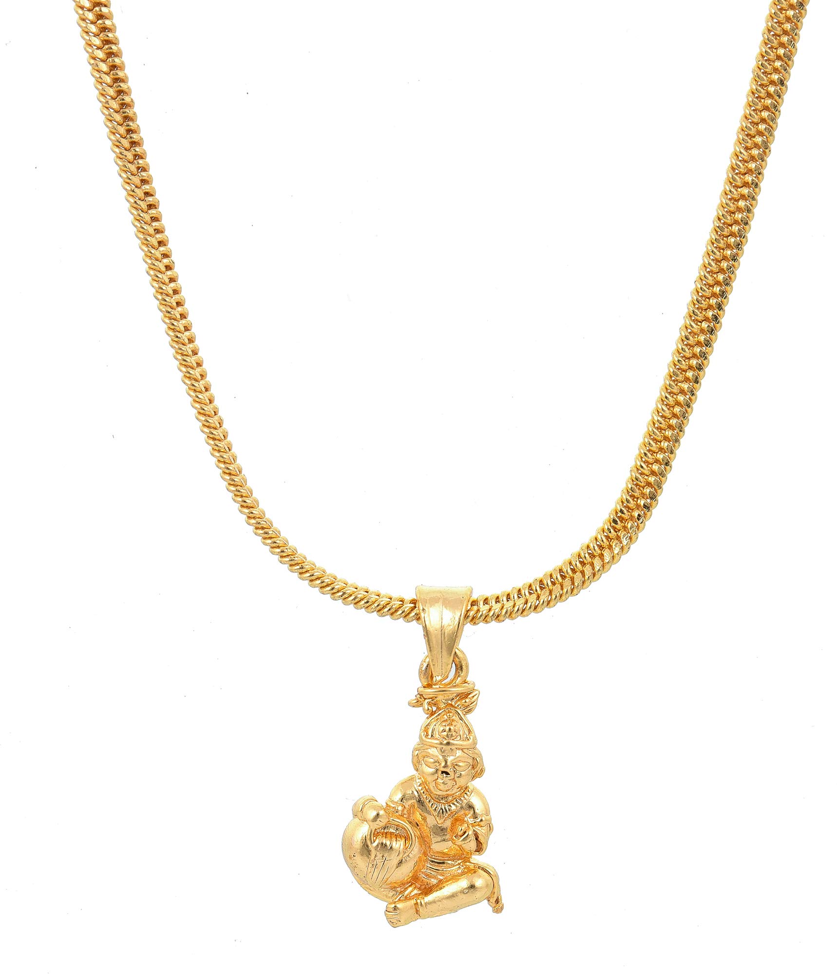 Handicraft Kottage Chain Krishna Design Gold Plated Casual Neck Jewellery for Women/Girl (B08WWMGYW7) Amazon Price History, Amazon Price Tracker