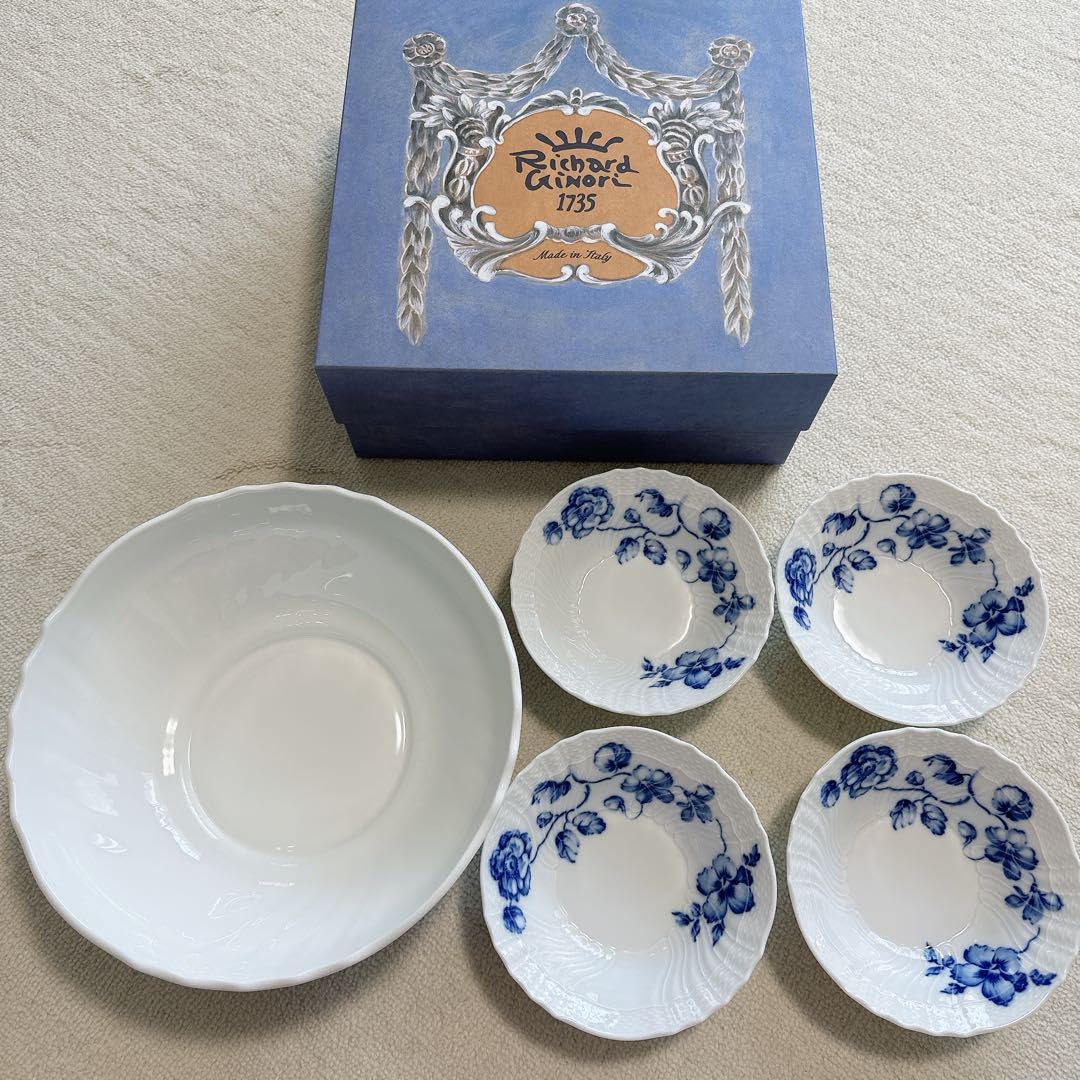 リチャードジノリ ローズブルー ボウル 4個セット リチャードジノリ