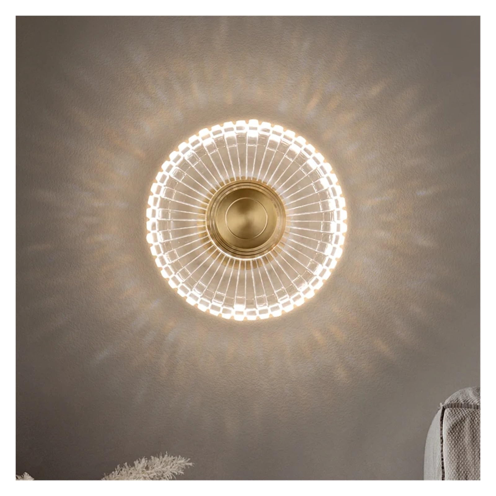 ZXTIIEUF Modern Wall Lamp Round Flower Type Acrylic - Bedroom Bedside Aisle Pendant Ceiling Light Fixtures