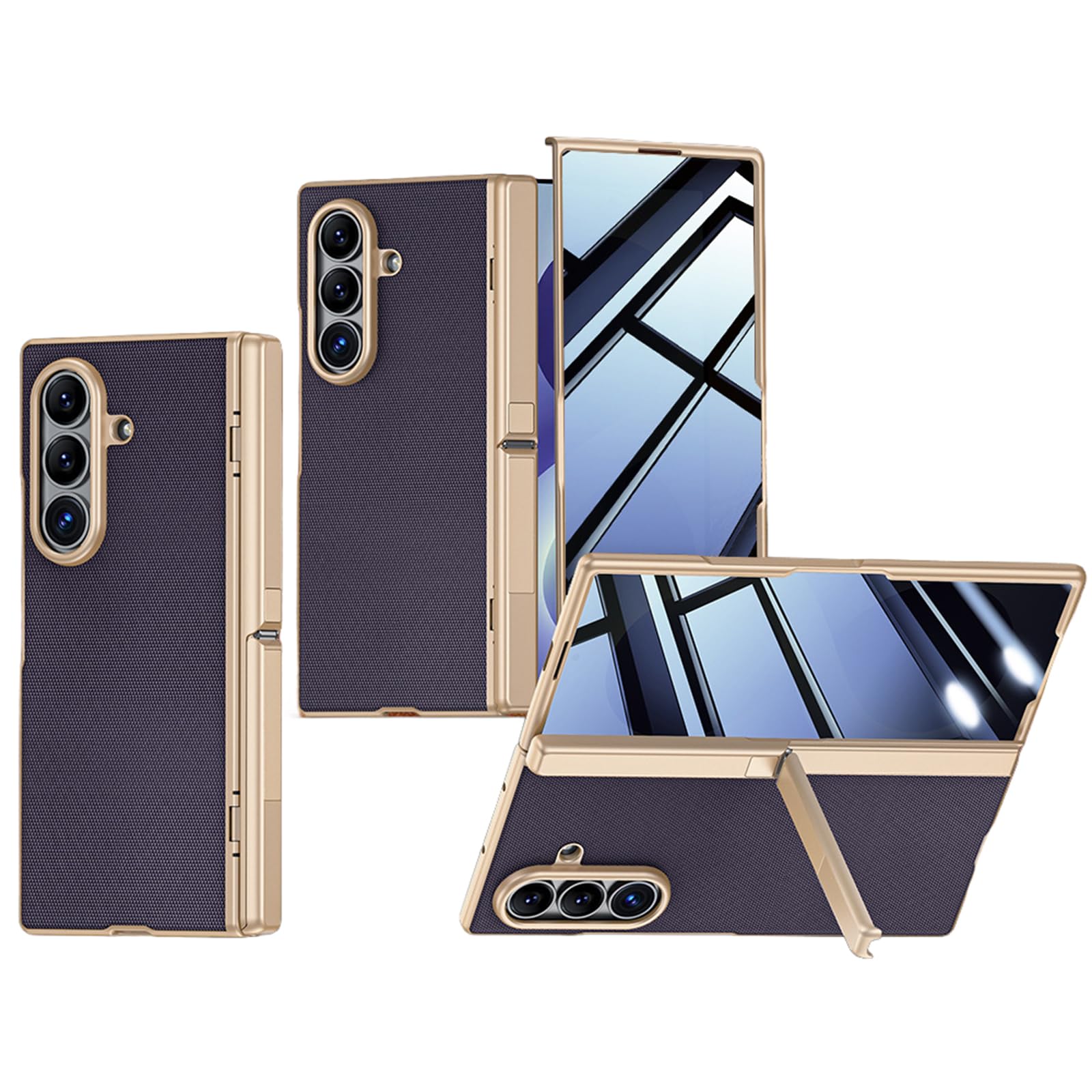 Etui przeciwporostowe do Samsung Galaxy Z Fold 8 Ultra, niewidoczny uchwyt