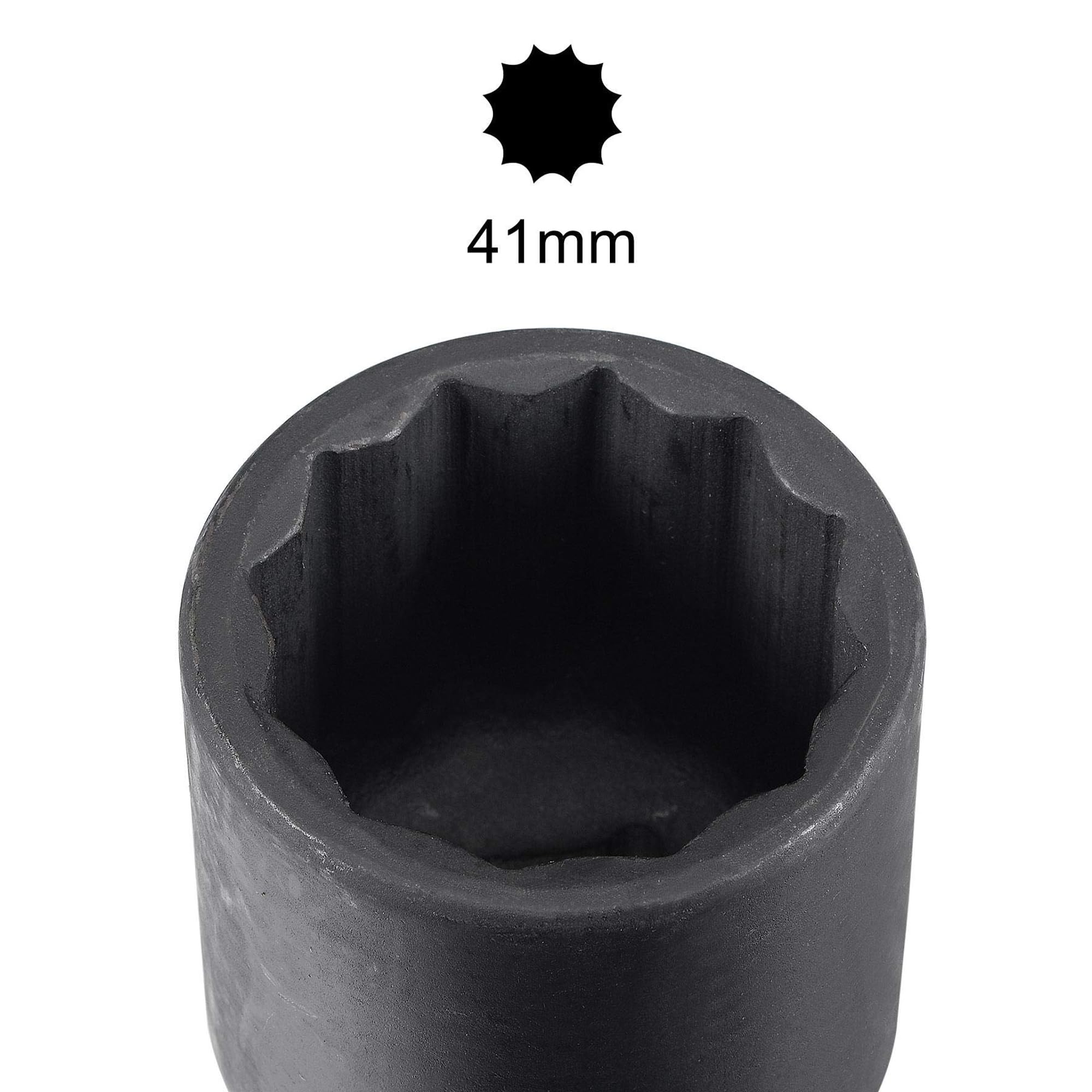 TA-VIGOR 12-Point Deep Impact Socket, 3/4-Inch Drive 41mm Metric Spindle Axle Nut Socket Driver Wrench - Image 3