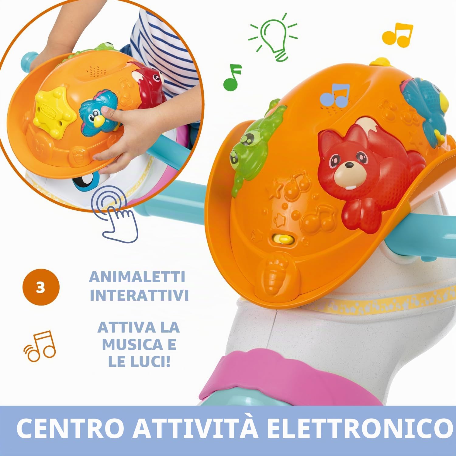 Chicco Animali Giocattolo, Colore, Miss Baby Rodeo & Friends, 00011314100000