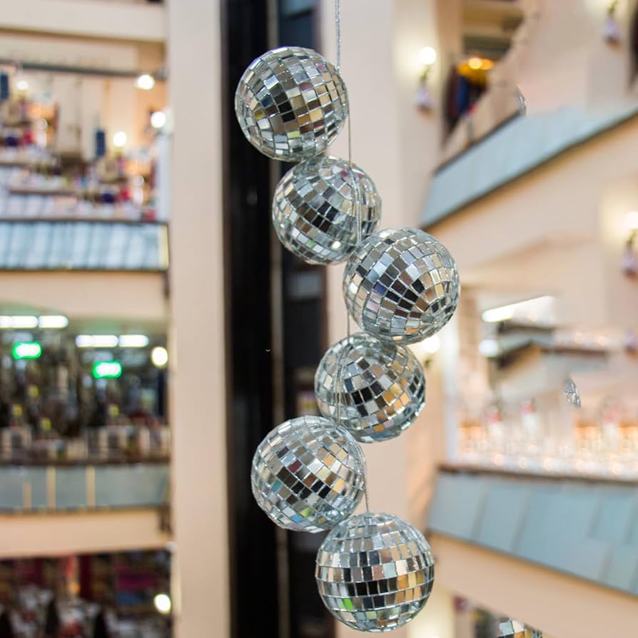 Amazon.co.jp: ミラーボール - 吊り下げリング付きミラーボール