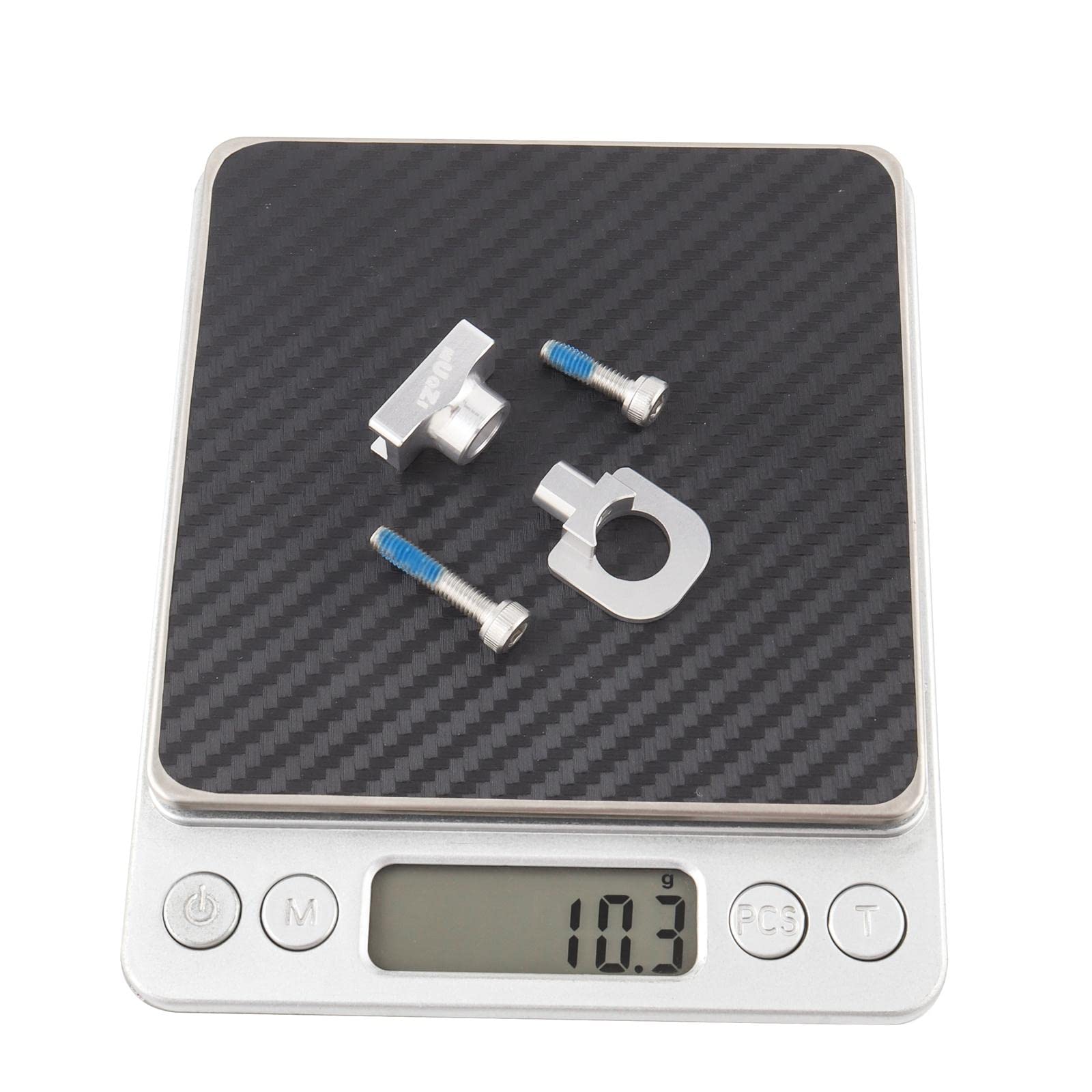 RNXRZANK 2xBike Chain Tensioner, Single Speed Tensioner, Chain Regulator Lightweight for BMX