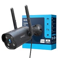 GNCC GT1Pro Telecamera Wi-Fi Esterno Fisso, 2K Videocamera Sorveglianza