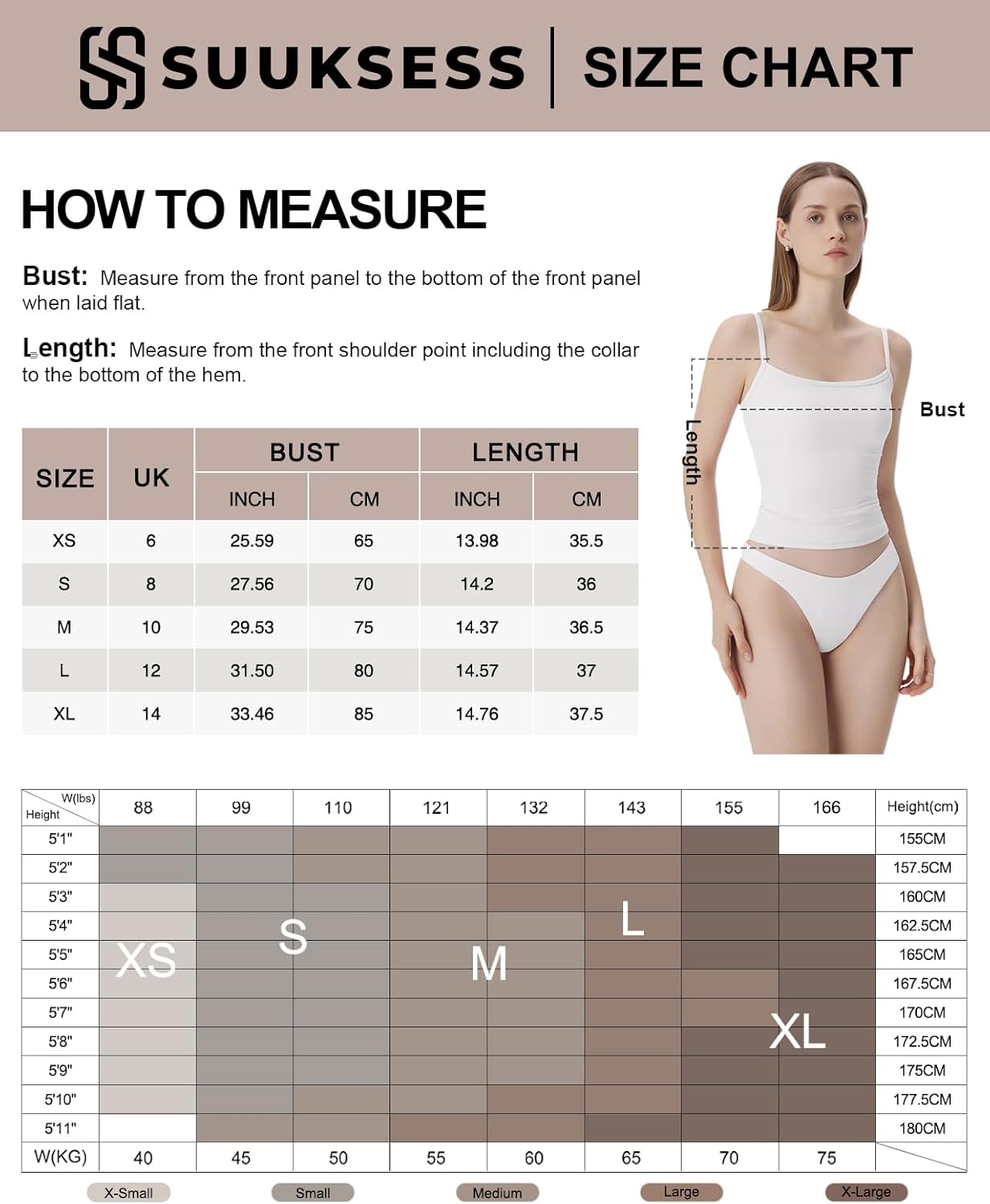SUUKSESS Women Square Neck Tank Tops with Built in Bras Double Line Going Out Basic Camisole Top - Image 7