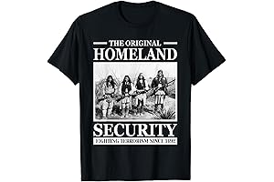 Native American Indian Heritage Homeland Security T-Shirt