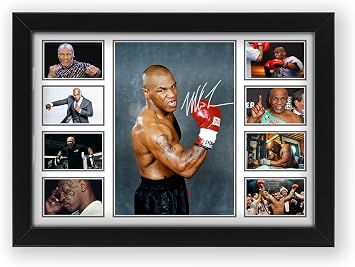 Mike Tyson Poster Print - Limited Edition Autograph Fan Gift   Collectible Memorabilia Merchandise Unframed A3 30x40cm