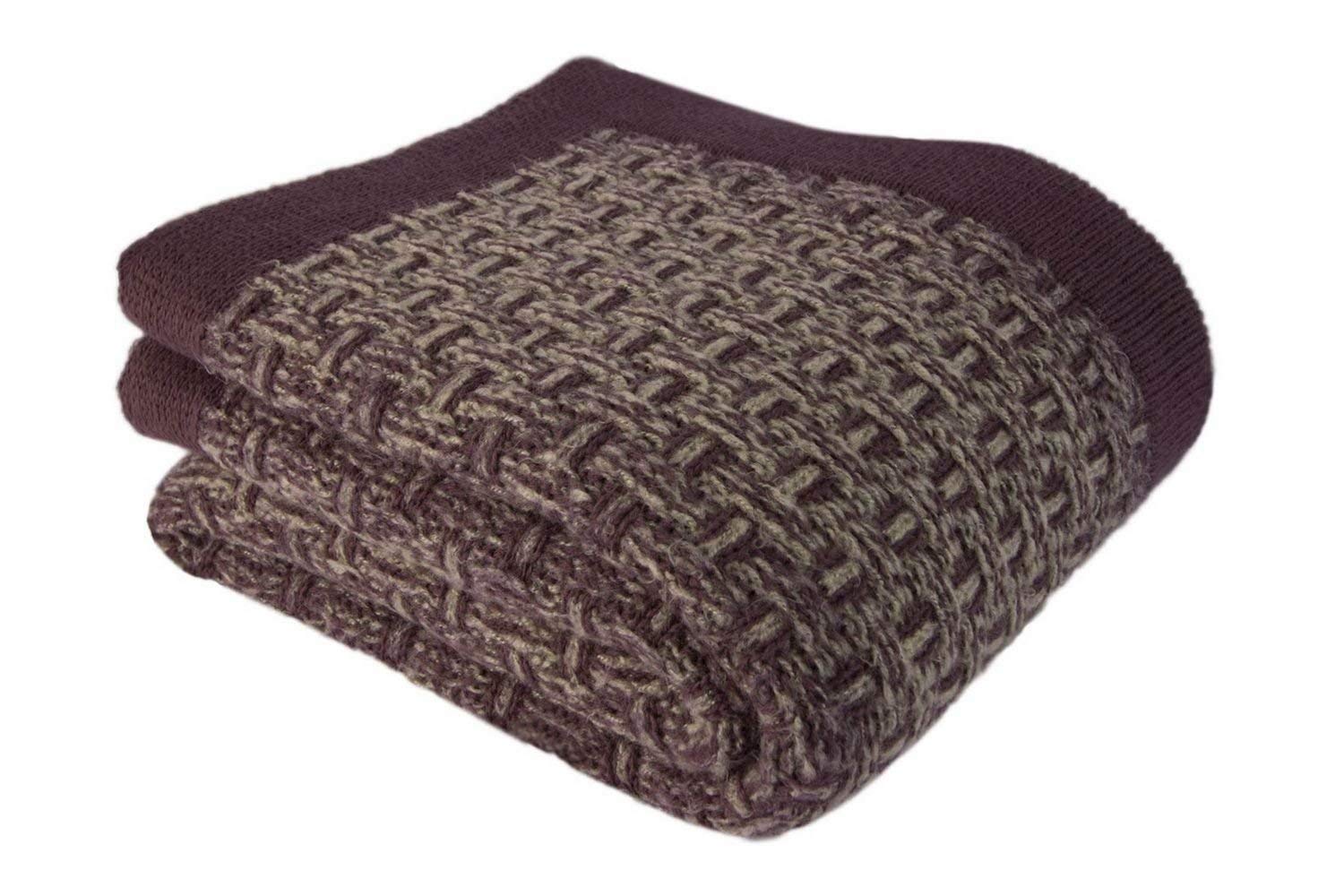 Plaid et couverture violet haut de gamme Homemania léger et grand format