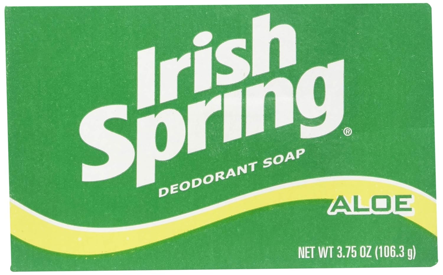 Irish Spring Deodorant Bath Bar Soap Aloe 3 75 Ounce Each pack of 4