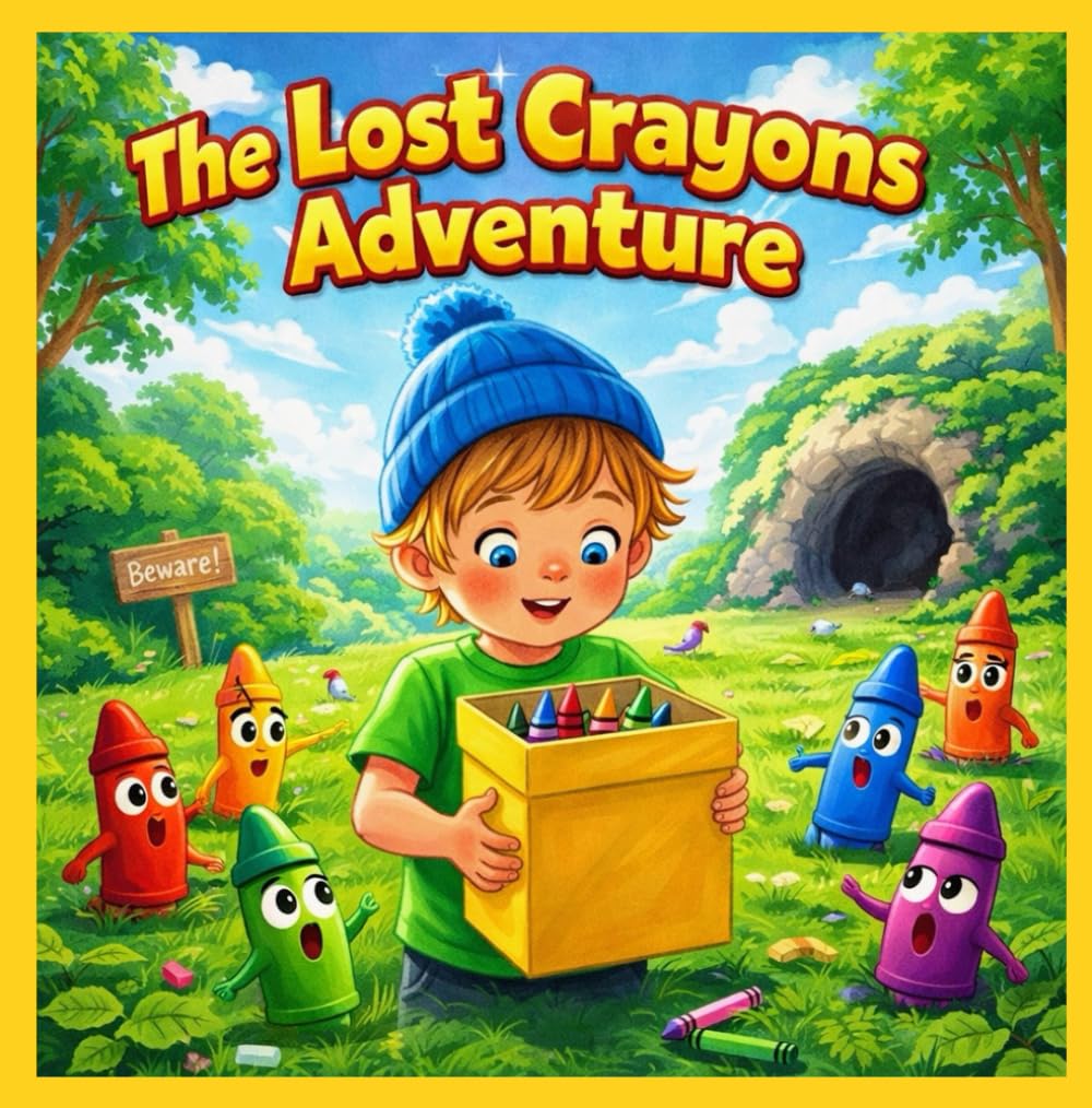 The Lost Crayons Adventure: A Fun and Gentle Color Discovery Story for Toddlers and Preschoolers