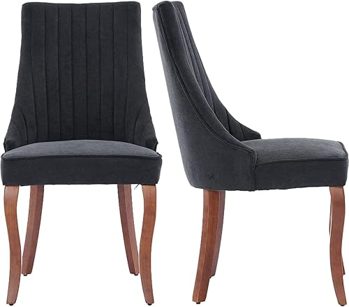 Miniatura 13 de Juego de 6 sillas de comedor modernas, sillas de cocina y comedor de mediados de siglo, sillas de cocina tapizadas de terciopelo con patas de