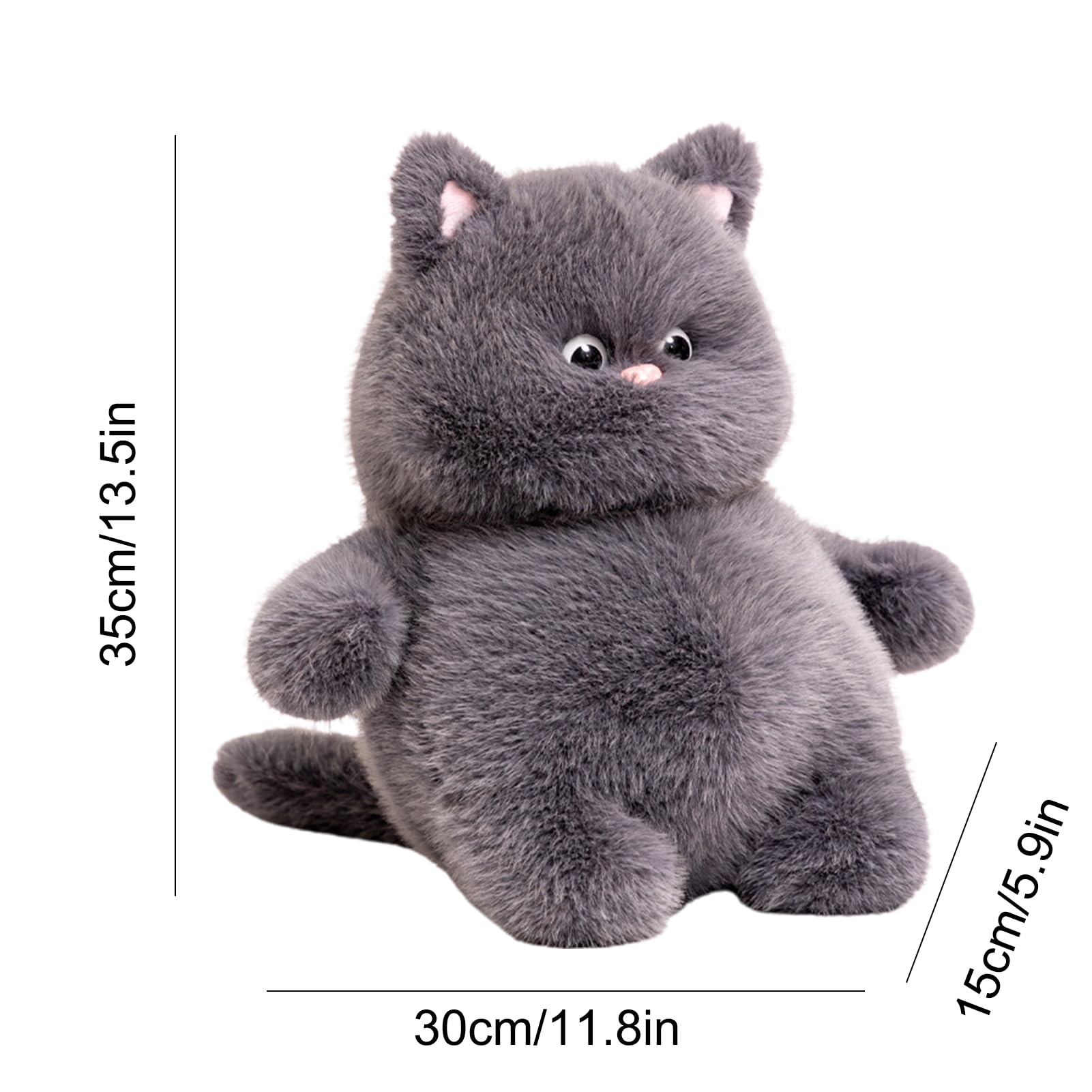 Amazon.co.jp: ファットキャットのぬいぐるみ,猫のぬいぐるみ