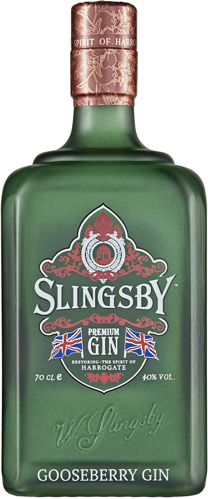 Slingsby Gooseberry Gin - 70cl - 40 ABV - Award Winning Flavoured Gin - Tangy and Fruity - Premium Gin