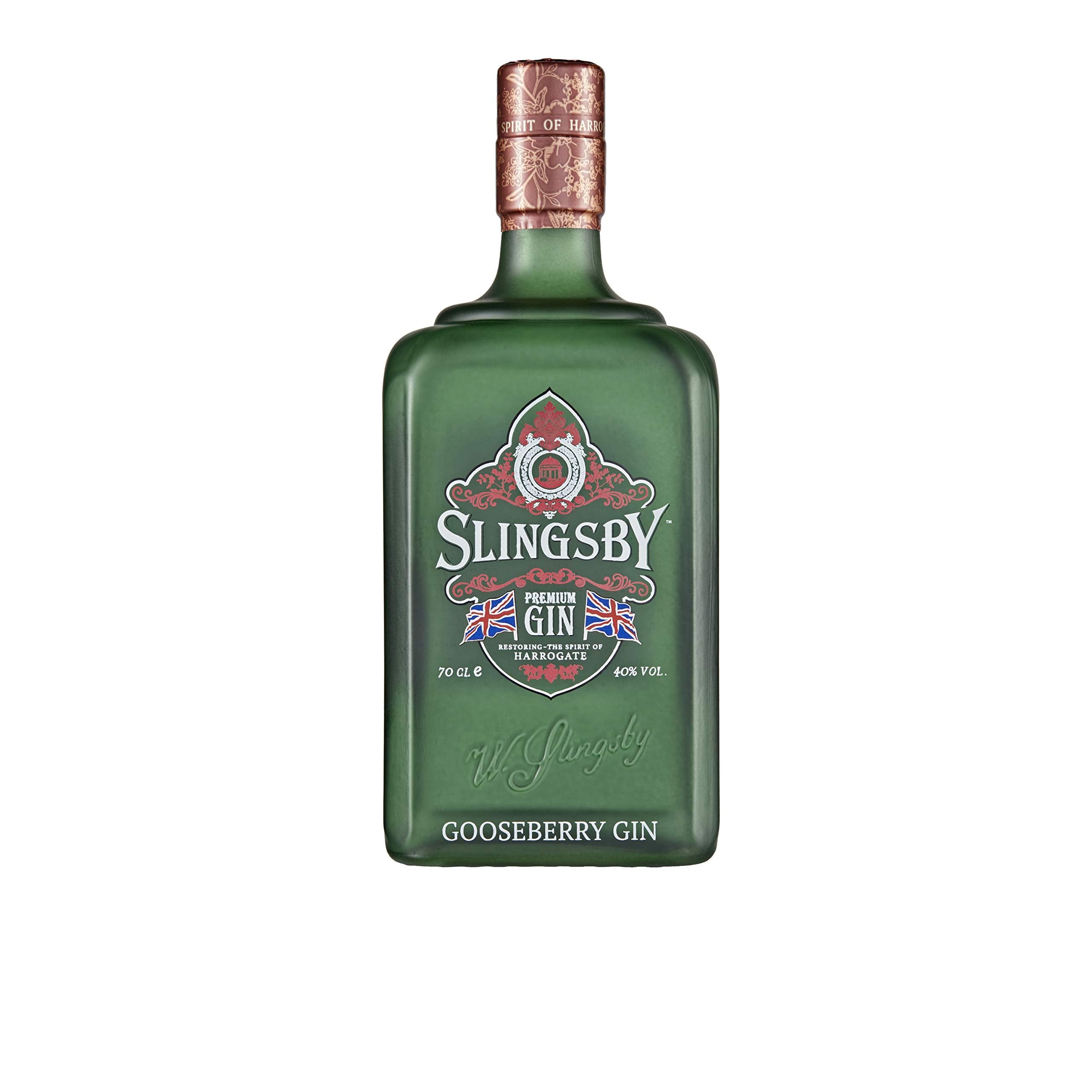 Slingsby Gooseberry Gin - 70cl - 40 ABV - Award Winning Flavoured Gin - Tangy and Fruity - Premium Gin