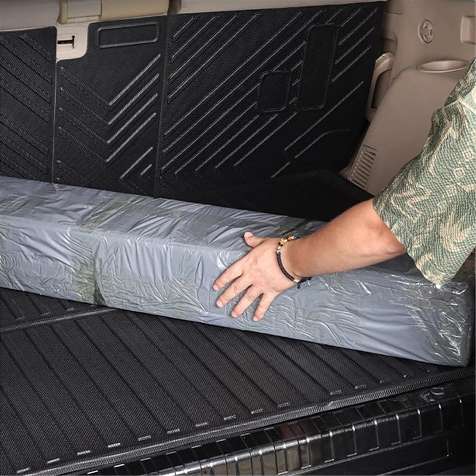 maty samochodowe Do Toyota akcesoriów do zarysowań maty bagażnika | Do Toyota 2010-2023 Do Land Cruiser 150 LC150 Prado GX460(2nd Row Trunk mat B,GX460 2010-2023)