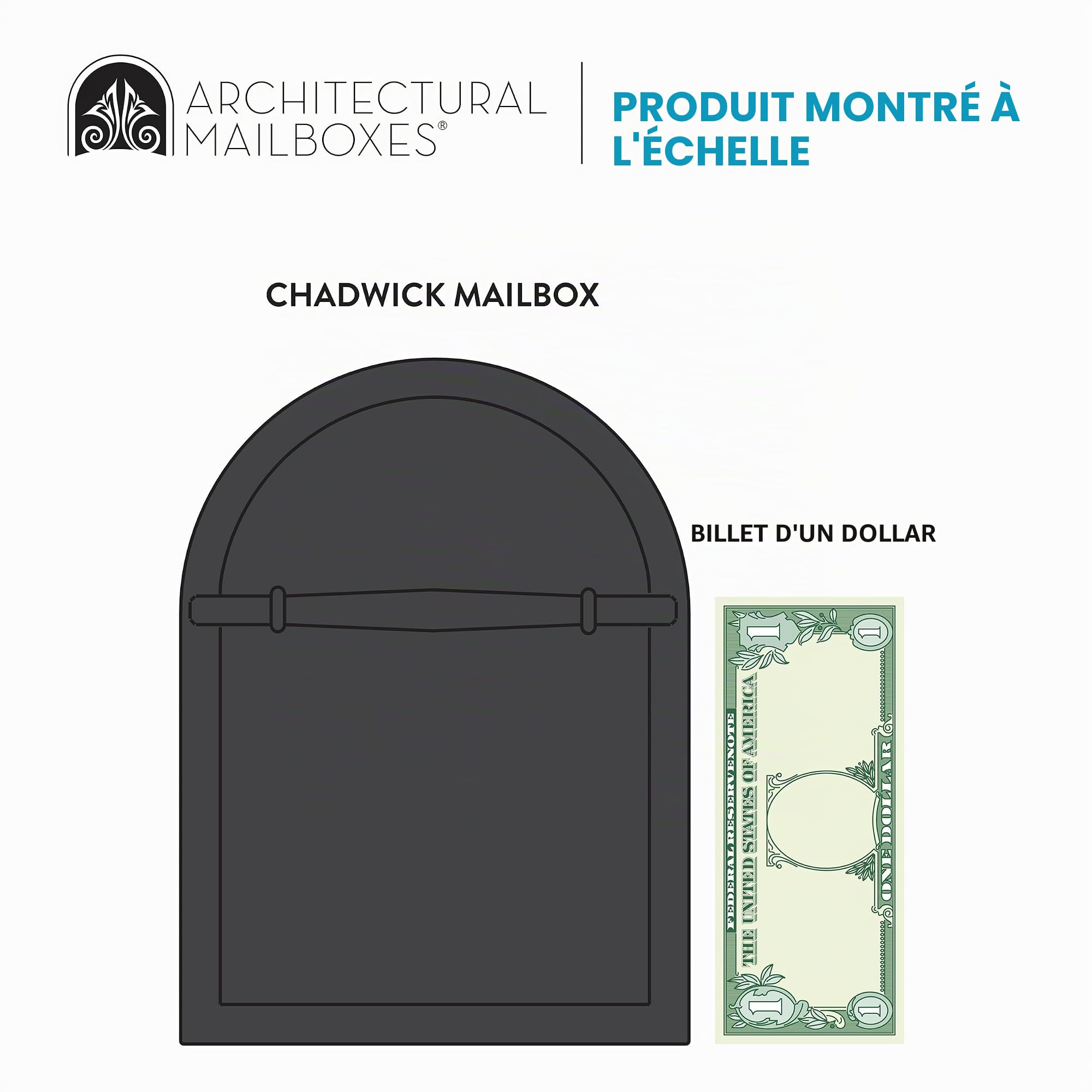 ARCHITECTURAL MAILBOXES 8950B-10 Chadwick Support de poteau Noir M
