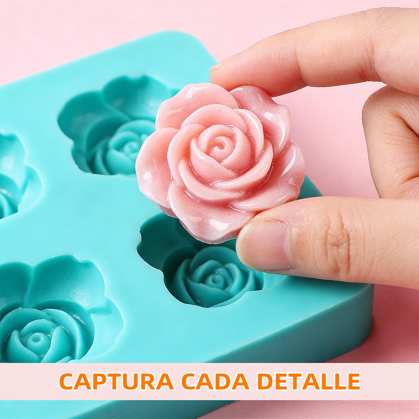 Silicona Líquida para Moldes 10A Shore, Caucho de Silicona de Platino Flexible 1:1, Kit de Fabricación de Moldes para Resina Epoxi, Cera, Yeso, Jabón, Manualidades y Bricolaje（Translúcido, 2.3 kg）