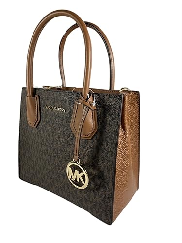 Miniatura 4 de MICHAEL KORS MERCER MEDIANO MESSENGER CROSSBODY - Polvo marrón/negro, Marrón, Luggage Multi, Colorete en polvo Multi