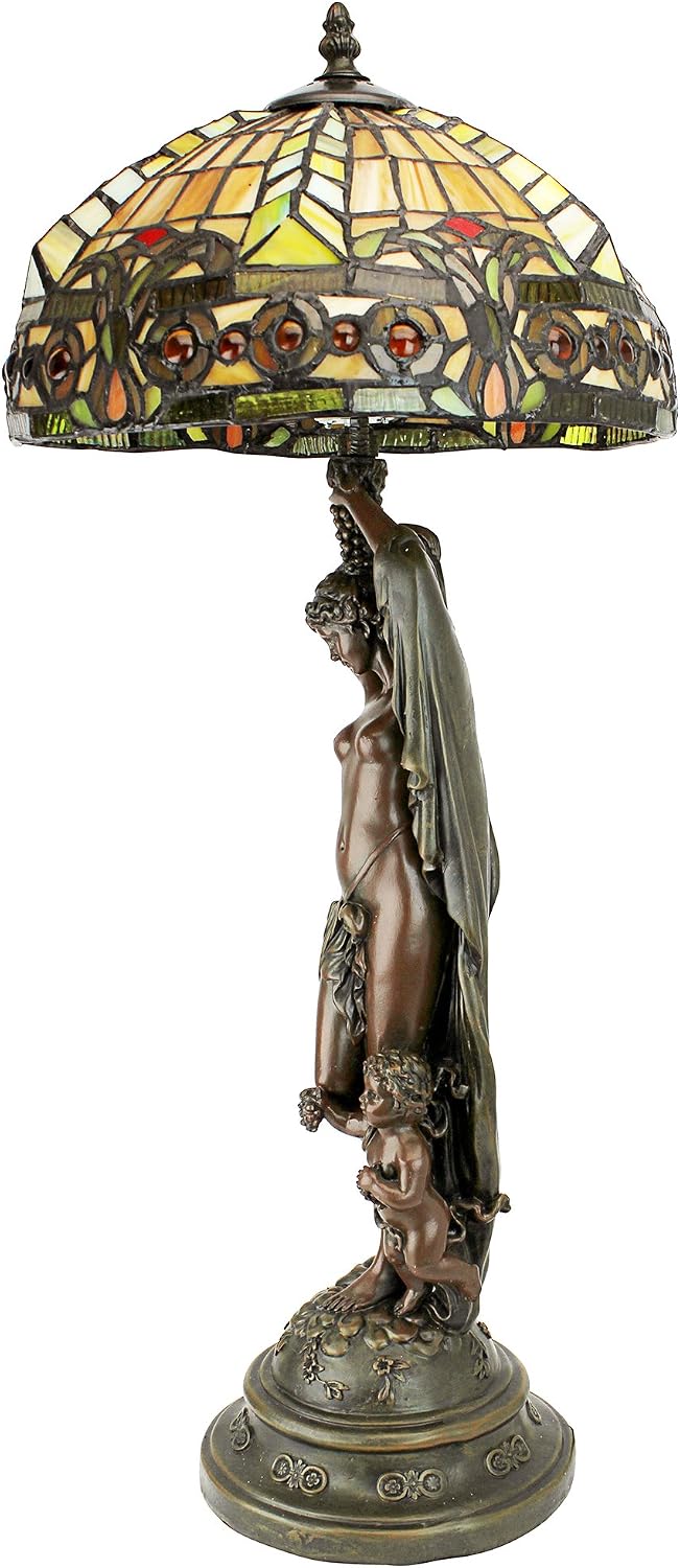 Up To 50% OFF Design Toscano Lucina, Goddess of Light Stained Glass Lamp Exclusive Discount 80% Offer Design Toscano Lucina, Goddess of Light Stained Glass Lamp