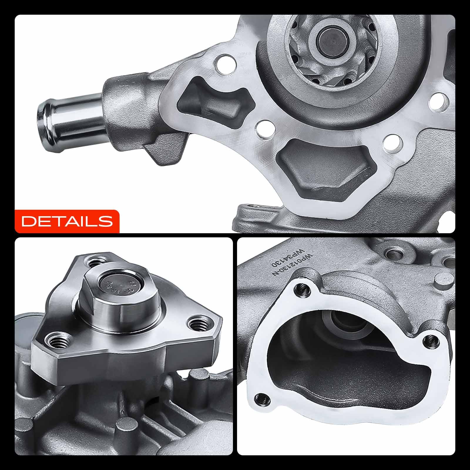 Frankberg Wasserpumpe Mit Dichtung Kompatibel mit Astra G Stufenheck F69 1.2L 2000-2005 Corsa C F08 F68 1.0L 1.2L 2000-2009 Agila (A) H00 1.0L 2003-2007 Replace# 1334130