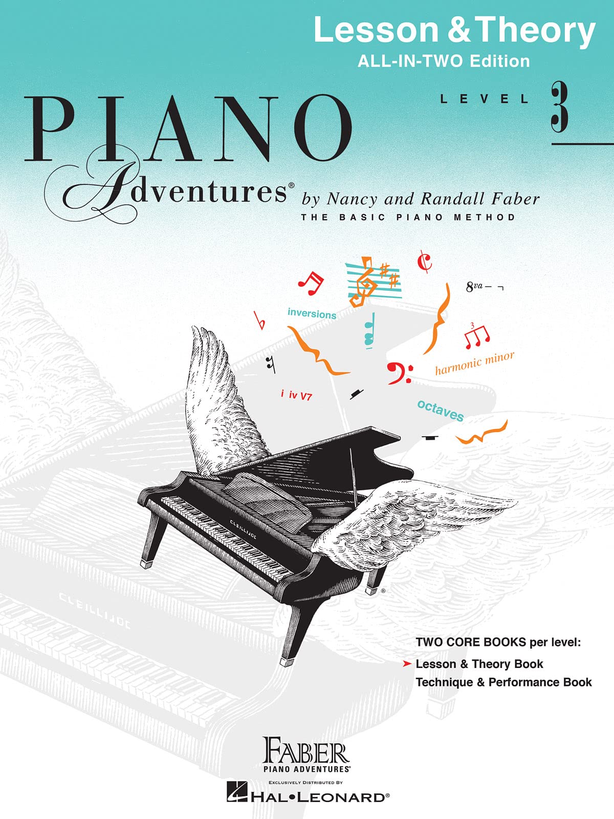 Piano Adventures: Lesson and Theory All-in-Two Edition - Level 3 | Comprehensive Piano Study Guide for Students | Includes Technique and Performance ... Lesson & Theory - Anglicised Edition