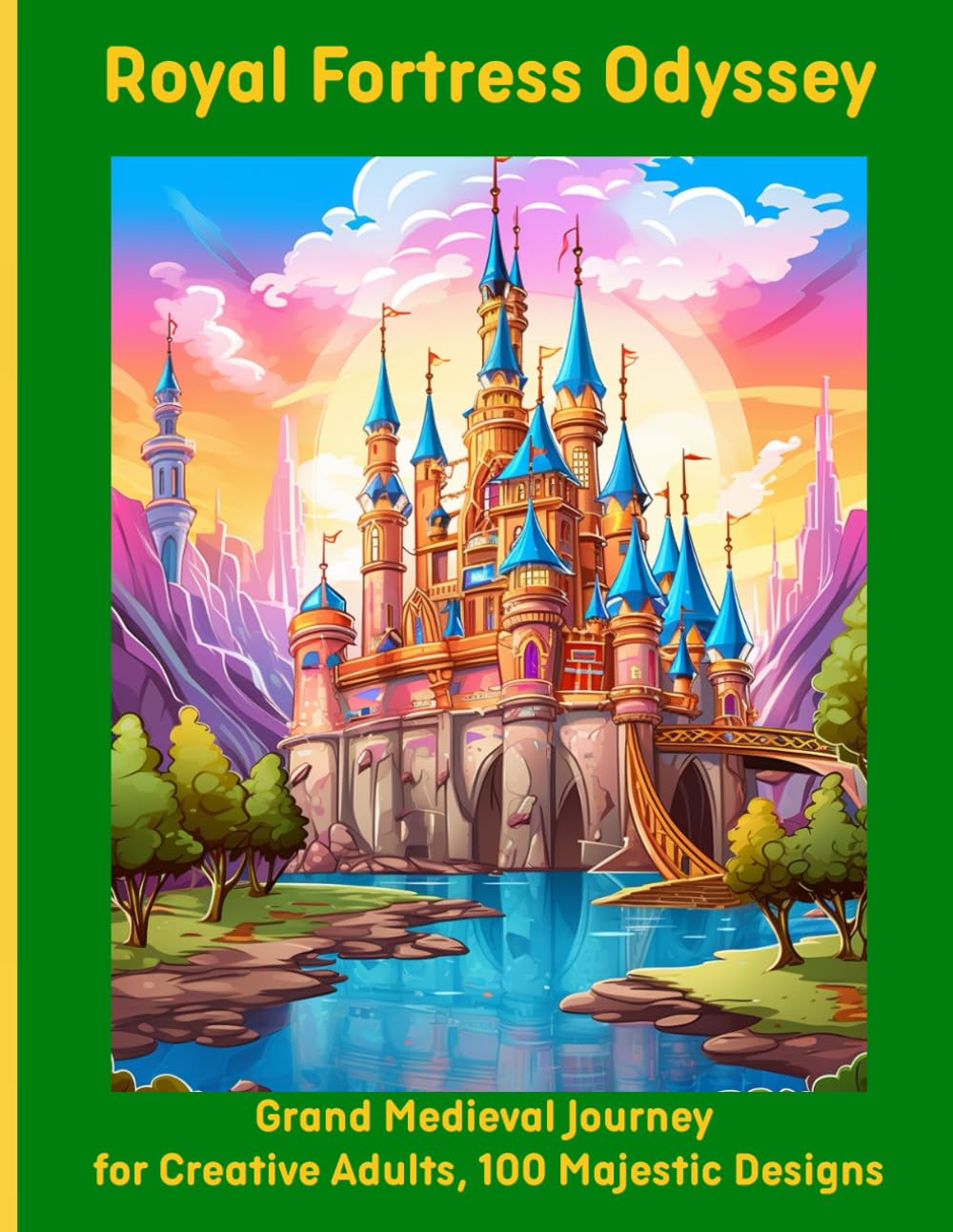Royal Fortress Odyssey: Grand Medieval Journey for Creative Adults, 100 Majestic Designs