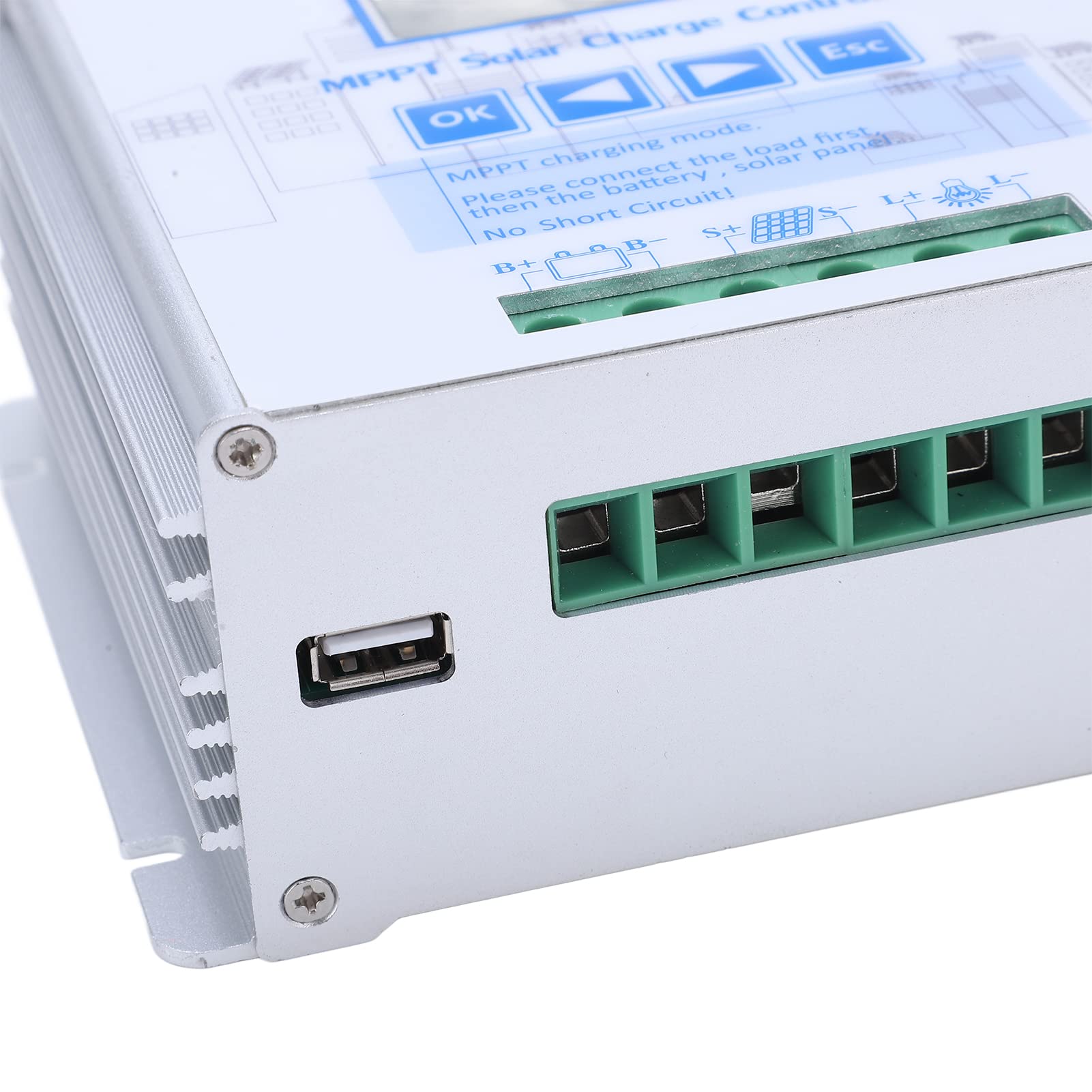 Controlador de Carga Solar MPPT Protección Antirretroceso de Alta