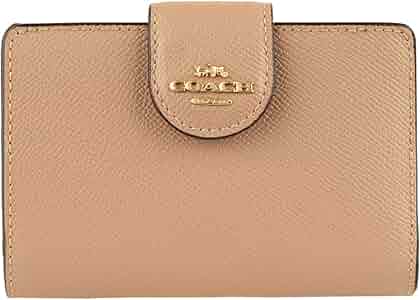 COACH コーチ　折り財布　トープ　ベージュ　二つ折り財布 コーチ COACH 財布 折財布 二つ折り （トープ） -ファッション