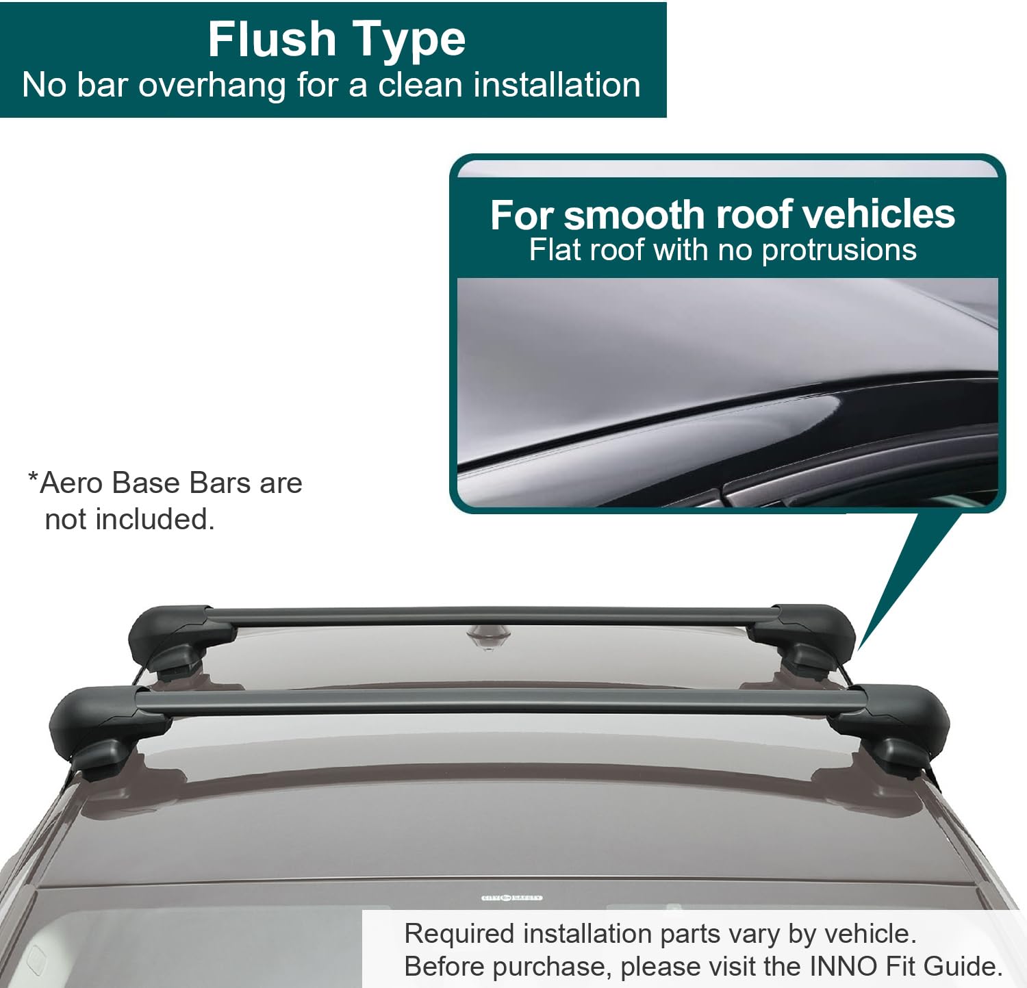 Amazon.com : INNO XS201 Aero Low Profile Base Stays for Smooth