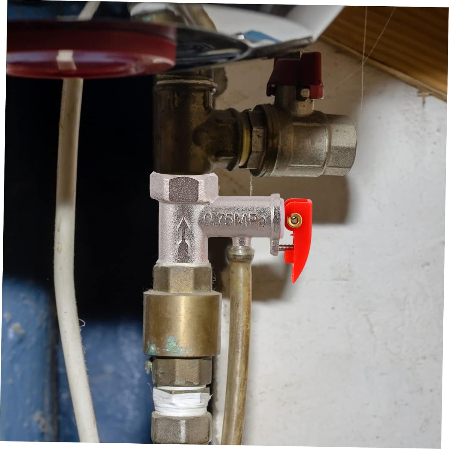 SOLUSTRE 4pcs Electric Water Heater Safety Valves Pressure Relief Valve Leak Design for Home Use Practical Temperature Control