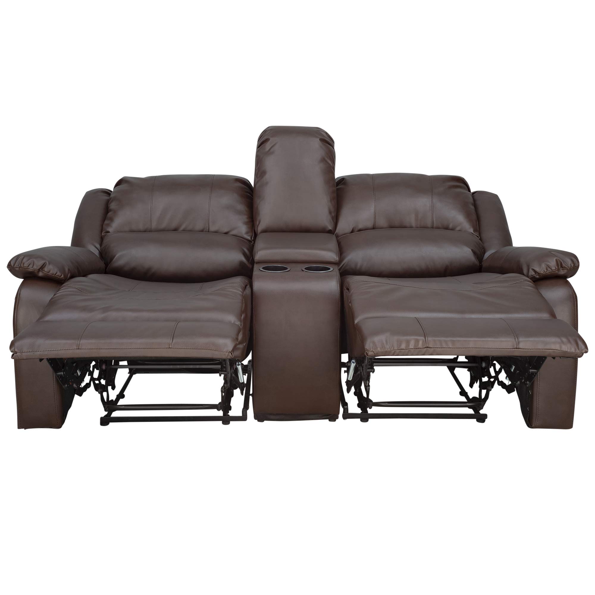 RecPro Charles Collection 70" Double Recliner RV Sofa & Console RV