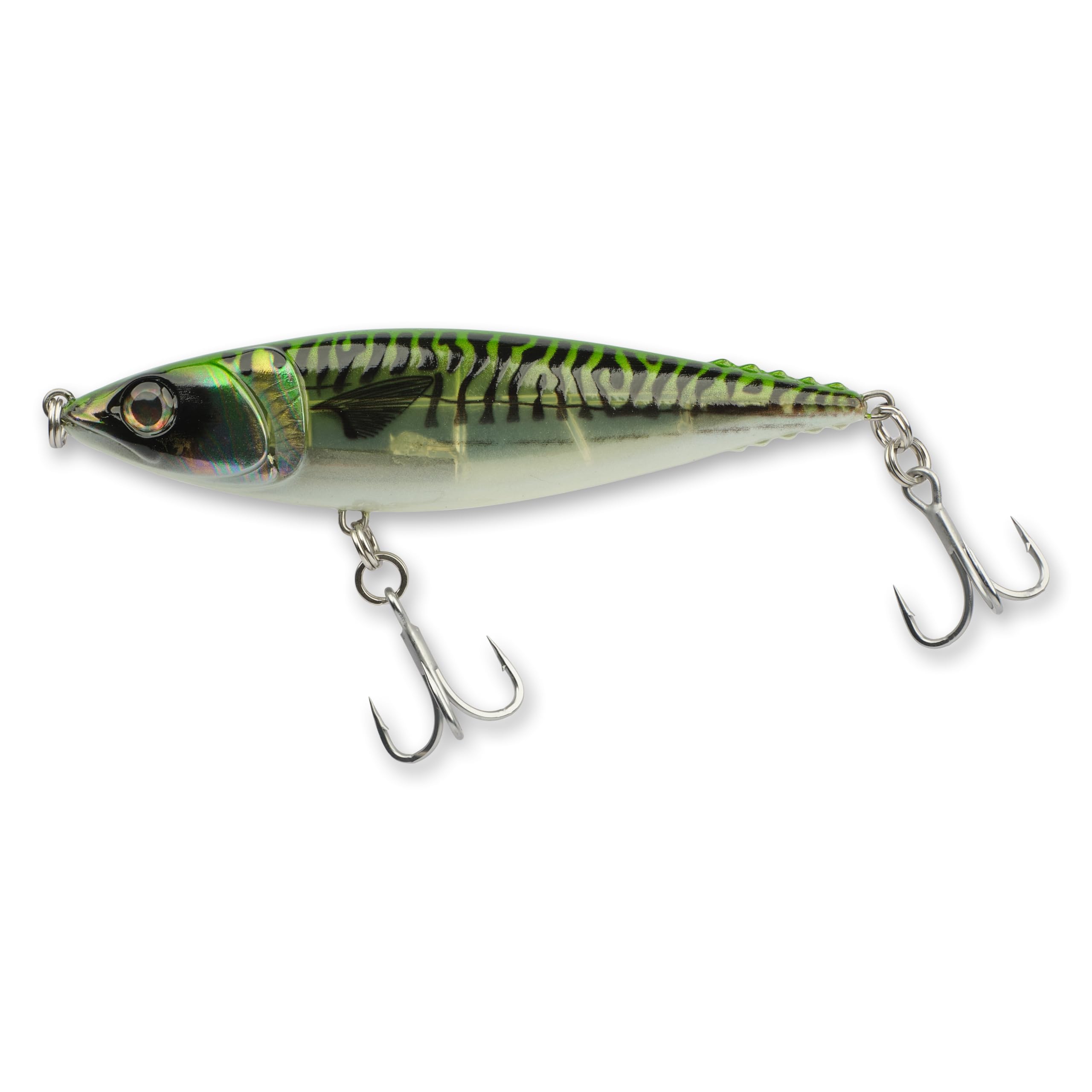 Savage Gear 3D Mackstick Twitch Bait, 3 oz, Green Mackerel, Realistic Profile and Movement, Reinforced Body, Thru-Wired Construction, Saltwater Fishing Lure with Hooks