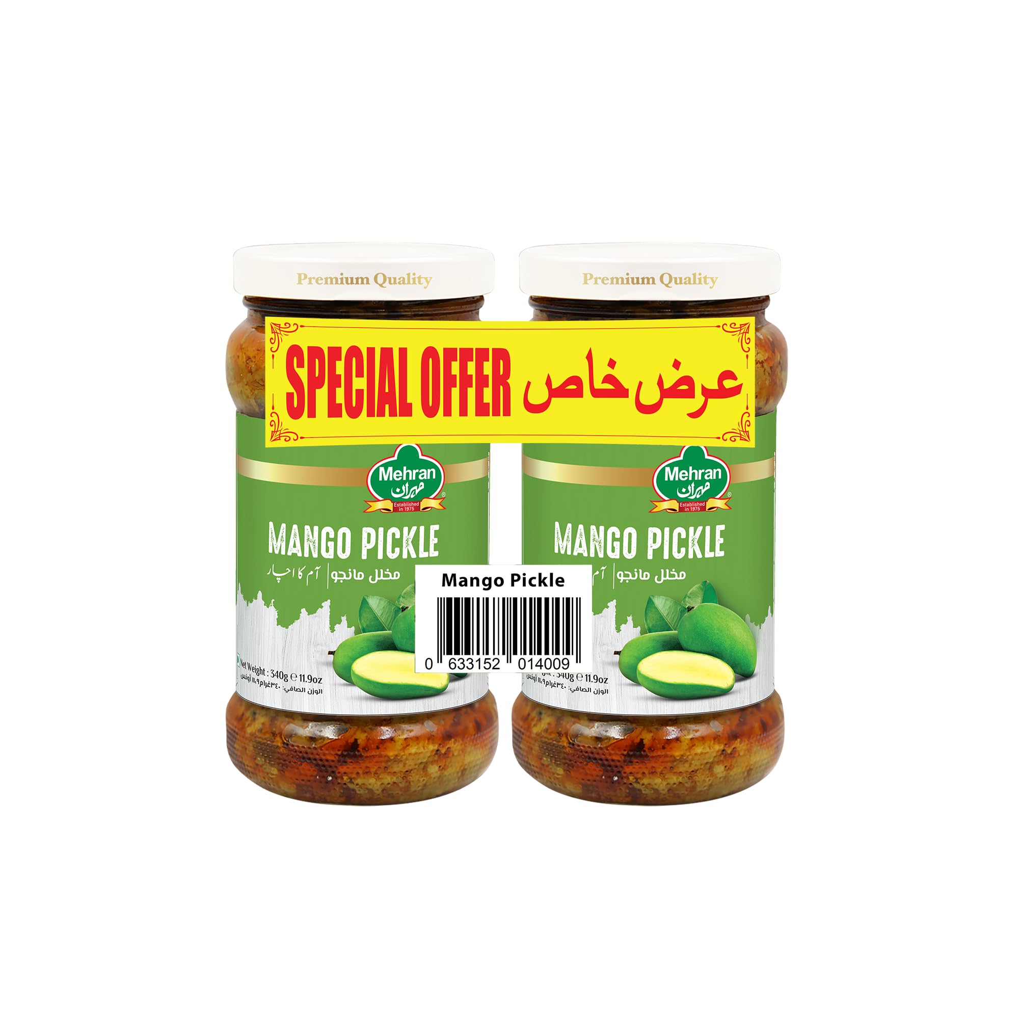 MEHRAN MANGO PICKLE 340GM TWIN PACK
