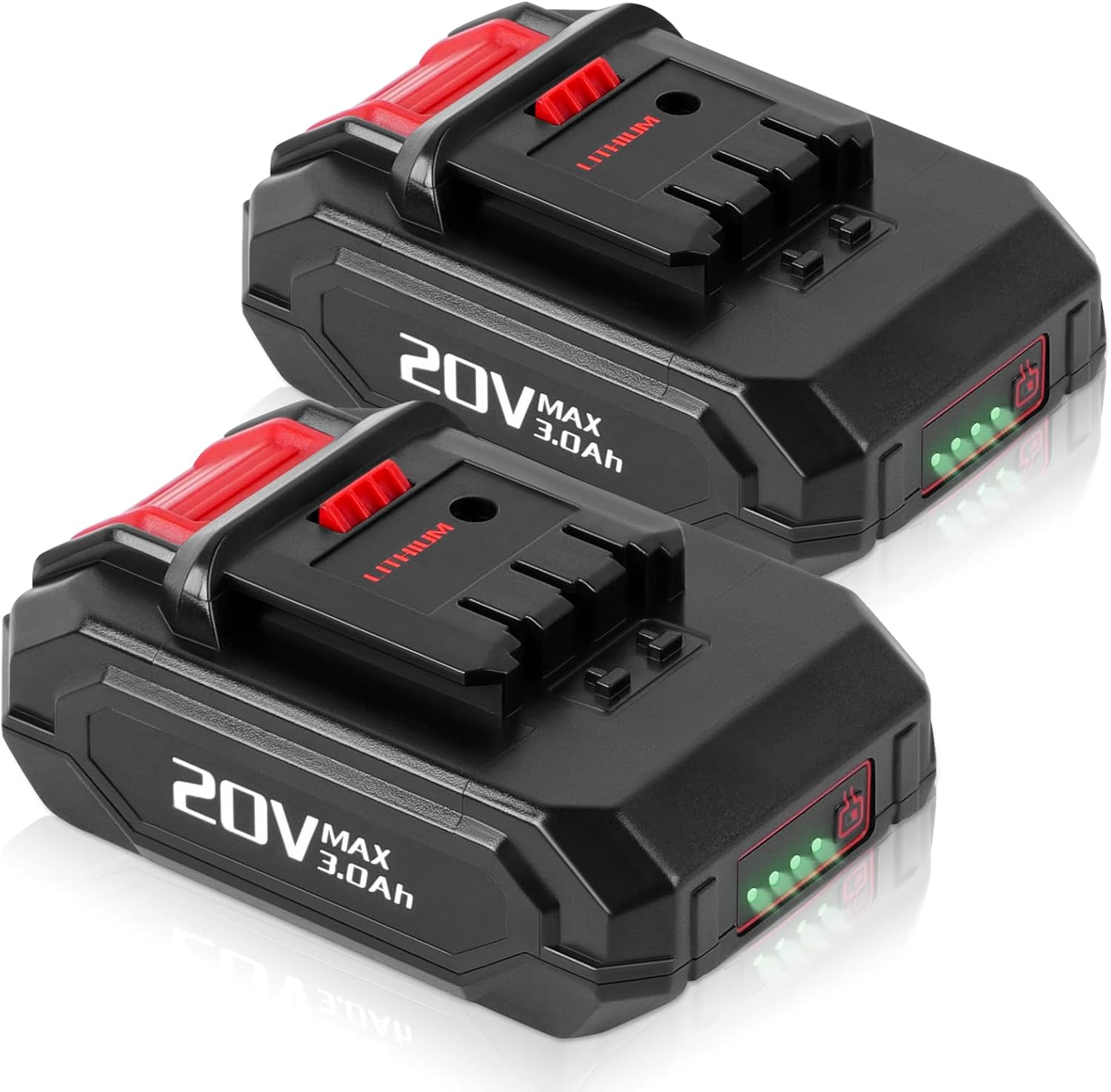DSANKE 20V 6.0Ah Lithium-Ion Battery Replace for KIMO 20V Battery, Compatible with KIMO 20V Drill Driver, Leaf Blower, Angle Grinder, Reciprocating Saw, Oscillating Tool, Brad Nailer,Fast Charge