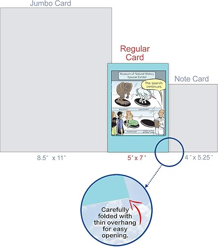 Miniatura 4 de NobleWorks - Divertida tarjeta del Día de la Madre con sobre, saludo de dibujos animados, regalo de papelería para mamá, artículos raros (Rare