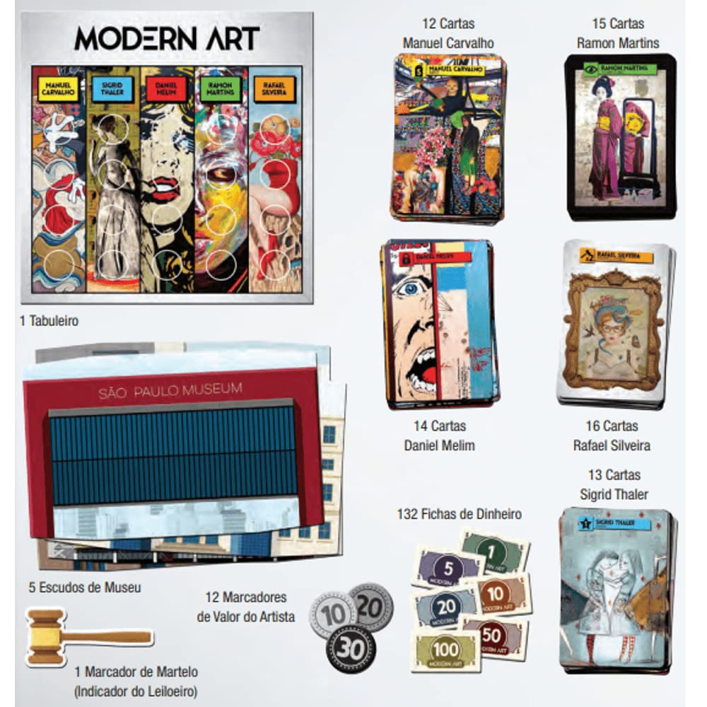 Modern Art - Galápagos Jogos | Amazon.com.br