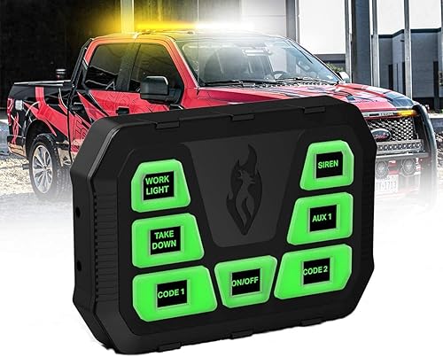 Miniatura 4 de Paquete de advertencia LED ámbar Feniex con controlador mini 4200