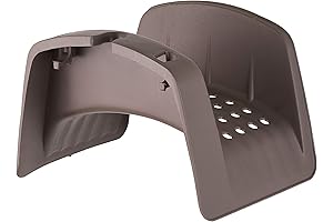 DF OMER 50ft Garden Water Hose Holder Wall Mount with Hooks