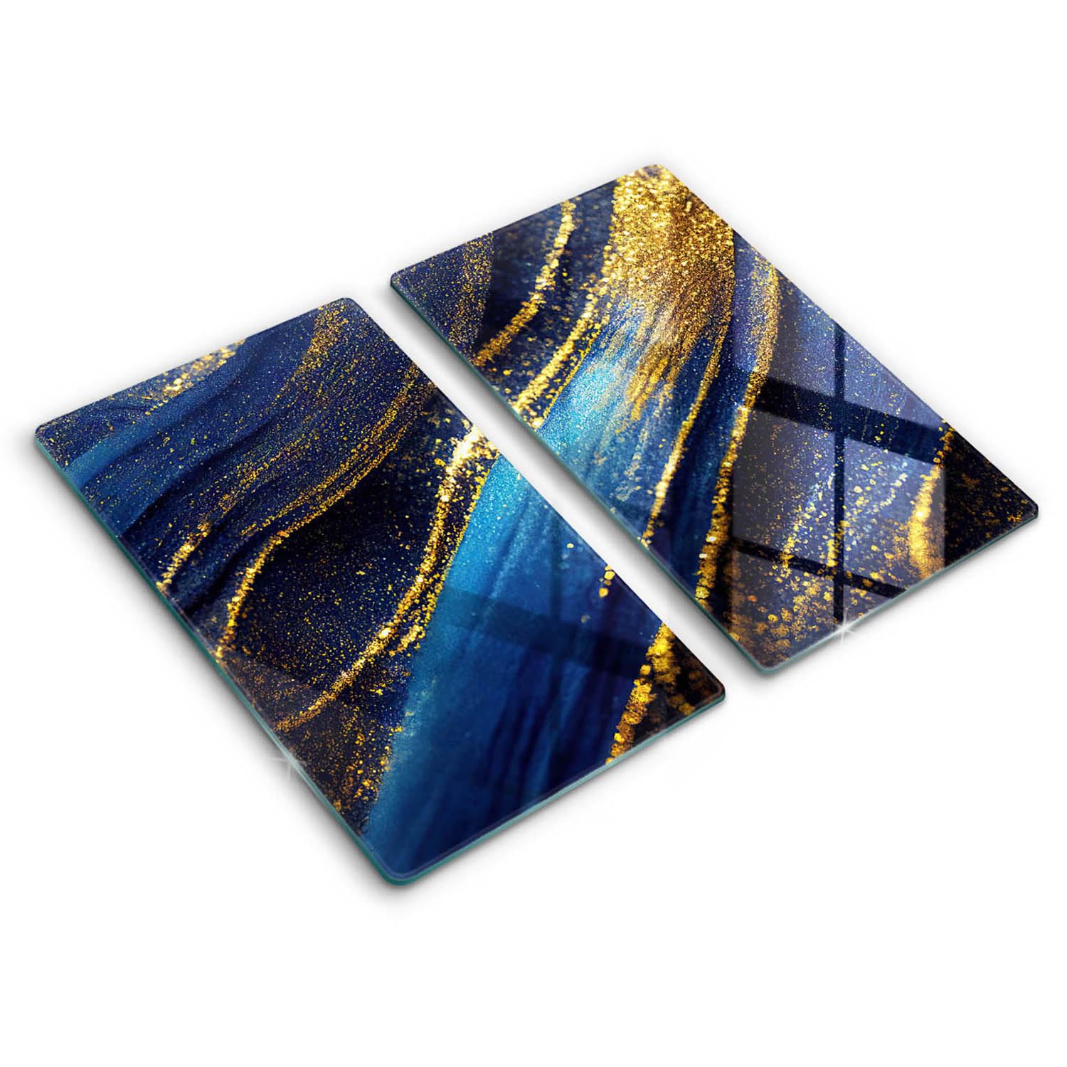 Planche à découper multifonctionnelle Wallfluent 2x30x52cm grand format bleu