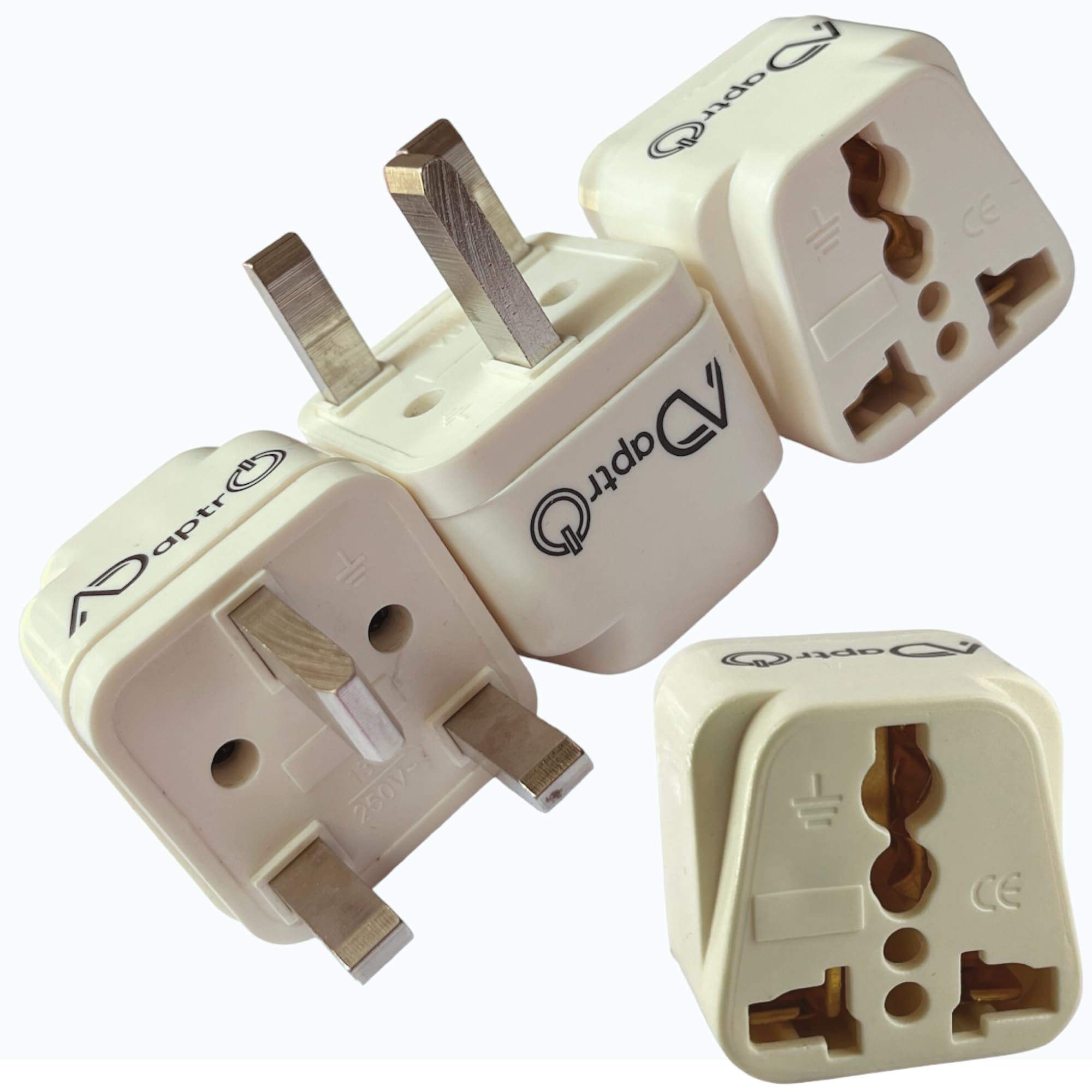 USA, UK, Australia to India Plug Converter for Convert World-Wide Plug to Type D Indian Power Sockets (Pack of 1) White — Amazon image 22