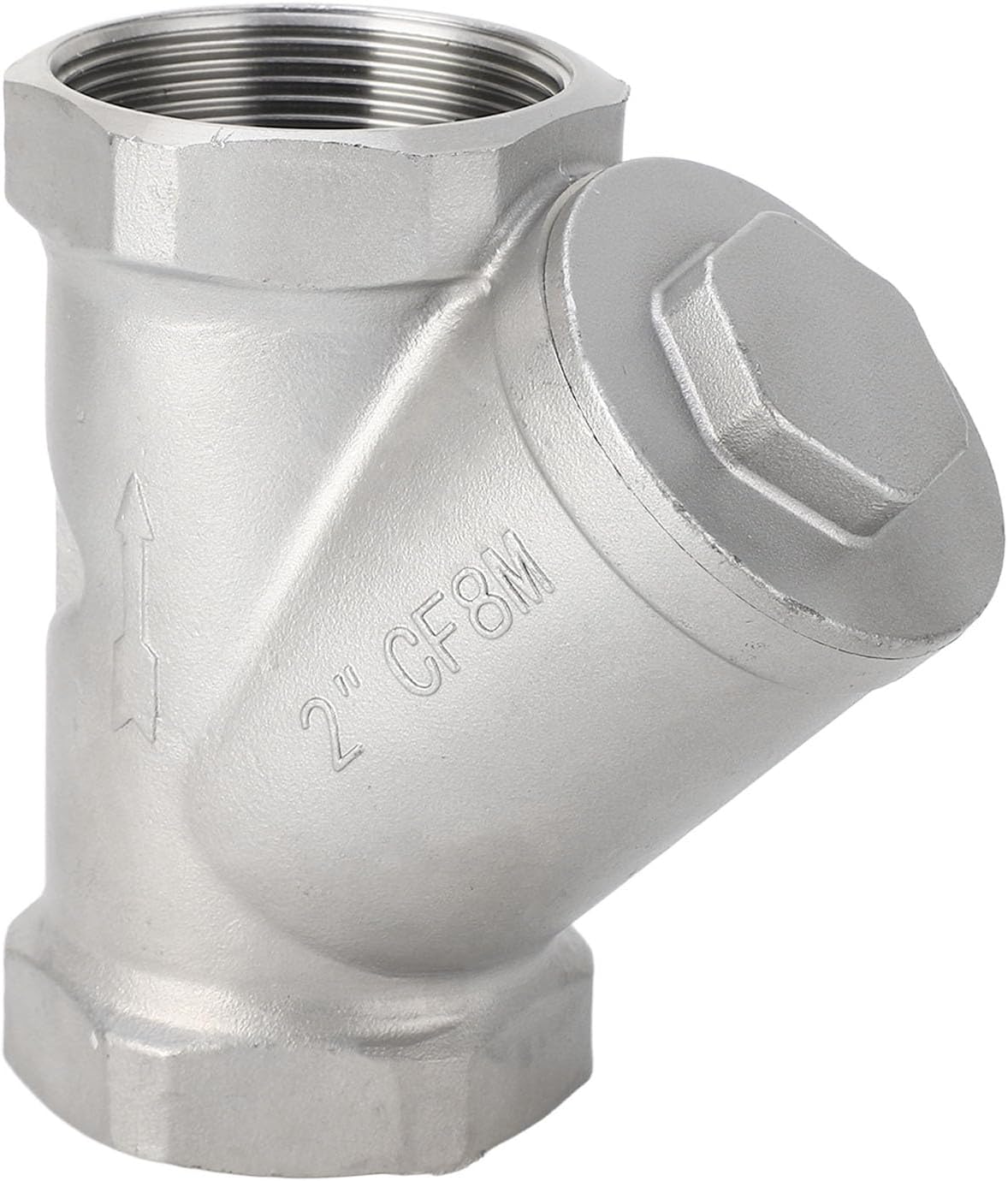 2in Y Strainer,industrial plumbing Y strainers Valve Y Strainer DN50 Stainless Steel Y Type Strainer Filter Accessory for Water Oil Gas